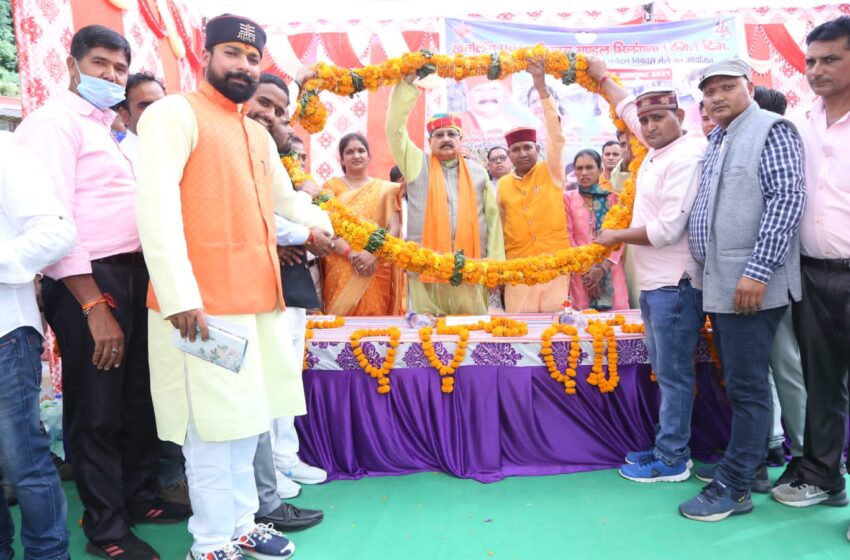 श्री सतपाल महाराज ने करोड़ों की विकास योजनाओं का  शिलान्यास एवं लोकार्पण किया।