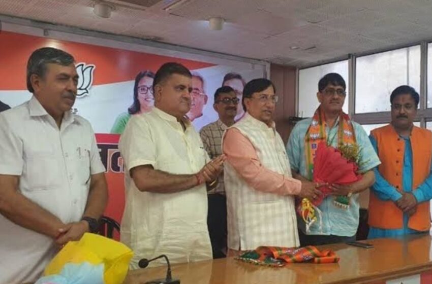 विनोद कपरवान की भाजपा में वापसी।