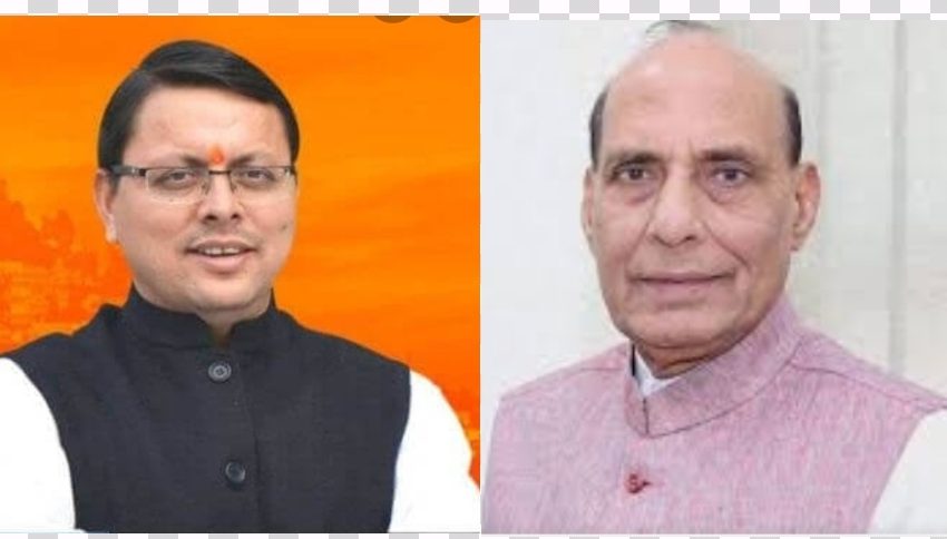  केंद्रीय रक्षा मंत्री राजनाथ सिंह शहीद हवलदार कुंदन सिंह खड़ायत की प्रतिमा पर पुष्पांजलि अर्पित कर श्रद्धांजलि दी।