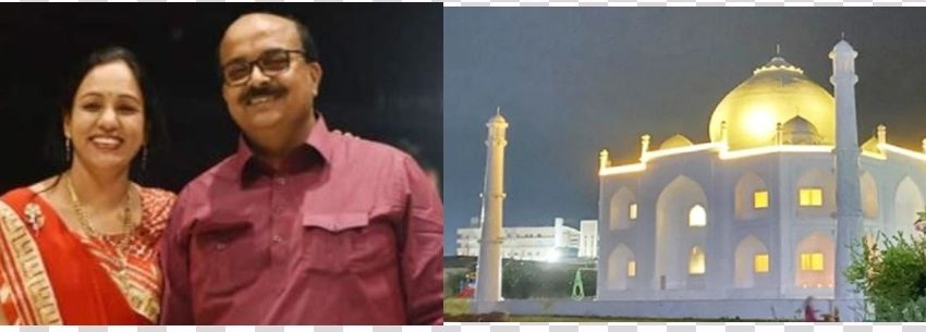  मध्य प्रदेश के आनंद प्रकाश चौकसे ने अपनी पत्नी को ताजमहल जैसा दिखने वाला घर गिफ्ट किया। 