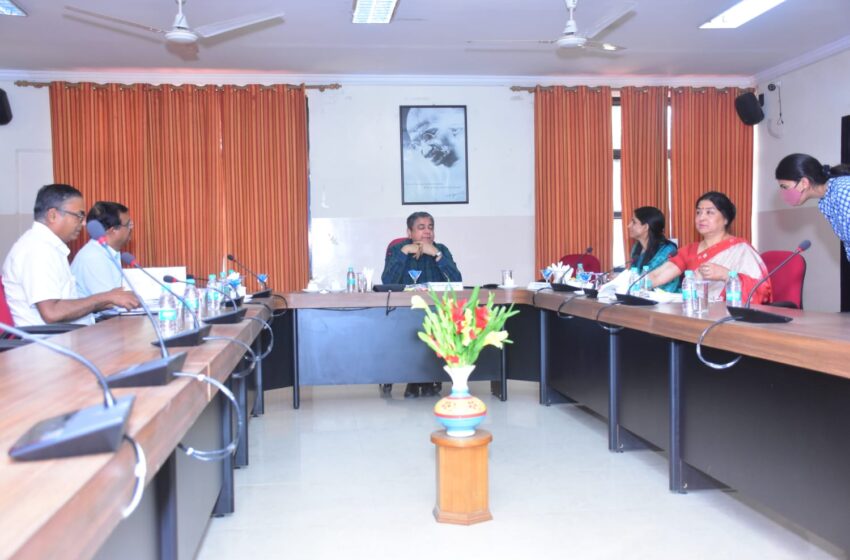  सचिव पर्यटन, पर्यटन मंत्रालय भारत सरकार श्री अरविंद सिंह उत्तराखंड पर्यटन विकास परिषद के अधिकारियों के साथ समीक्षा बैठक की।