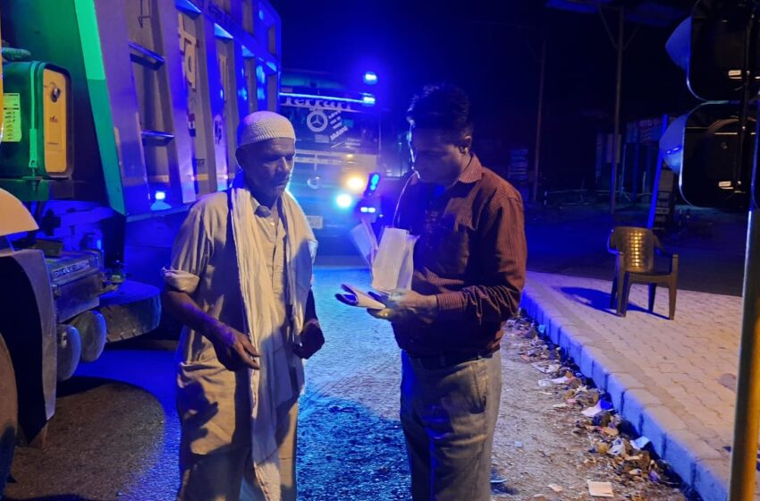  उप जिलाधिकारी मनीष कुमार ने आशारोडी कि सघन चेकिंस।