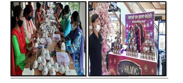  महिलाएं उत्तराखड राज्य ग्रामीण आजीविका मिशन के द्वारा  एलईडी लाइट सेन्टर से जुड़कर एलईडी आधारित तकनीकी प्रशिक्षण उपरांत बेहतर ढंग से अपनी आजीविका चला रही है।