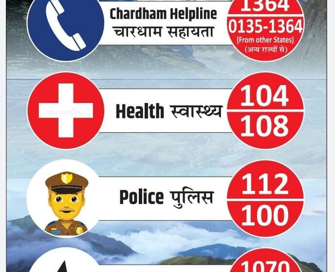  21 जून तक चारधाम यात्रा  पर्वतीय जिलों में बारिश का है पूर्वानुमान।