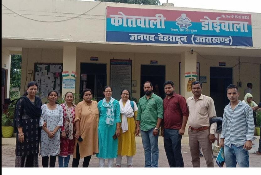  भानियावाला व जौलीग्रांट चौक में भिक्षावृत्ति उन्मूलन अभियान चलाया।