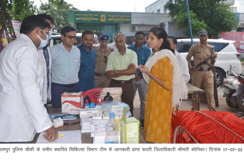  जिलाधिकारी श्रीमती सोनिका ने ऋषिकेश में कावड़ यात्रा हेतु  विभिन्न व्यवस्थाओं का स्थलीय निरीक्षण किया।