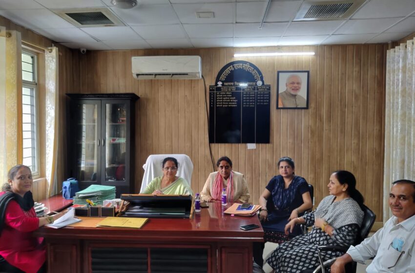  उत्तराखण्ड राज्य महिला की अध्यक्ष श्रीमती कुसुम कण्डवाल ने  बोर्ड बैठक ली।