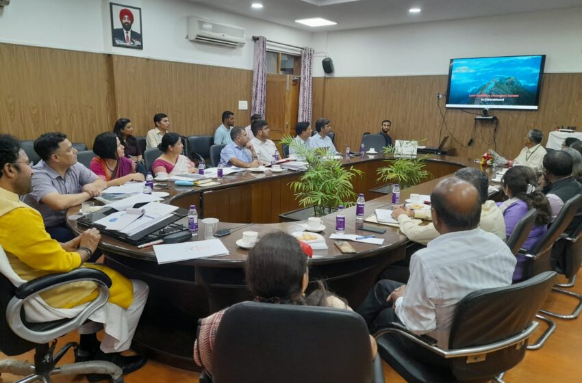  केंद्रीय पर्यटन एवं संस्कृति मंत्री जी किशन रेड्डी ने उत्तराखंड विभाग के अधिकारियों के साथ केंद्र के सहयोग से चल रही पर्यटन योजनाओं और स्वदेश दर्शन योजना के बारे में विस्तार से चर्चा की।