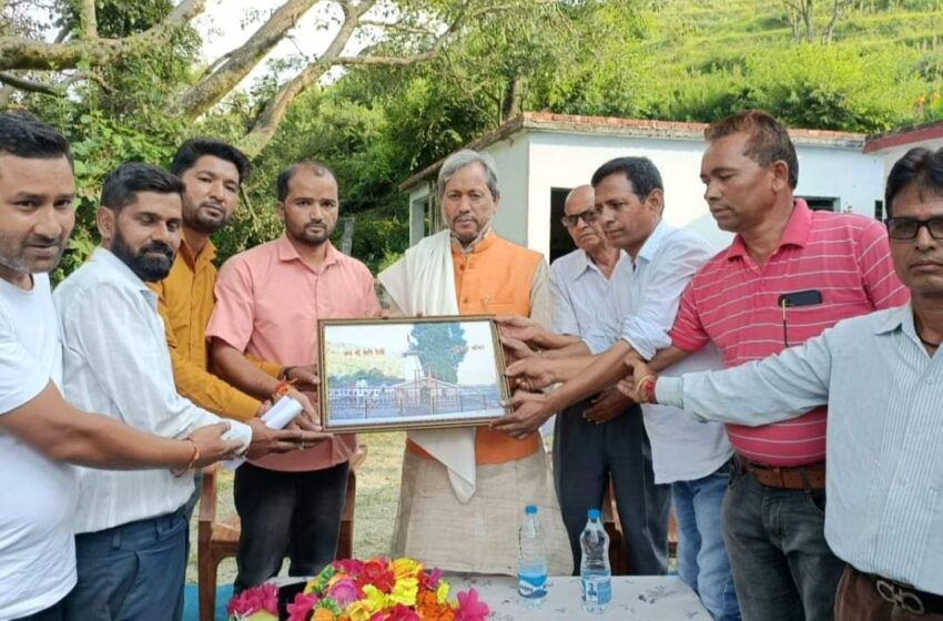  सांसद गढ़वाल तीरथ सिंह रावत ने जाखतोली दशज्यूला महोत्सव में शिरकत कि।