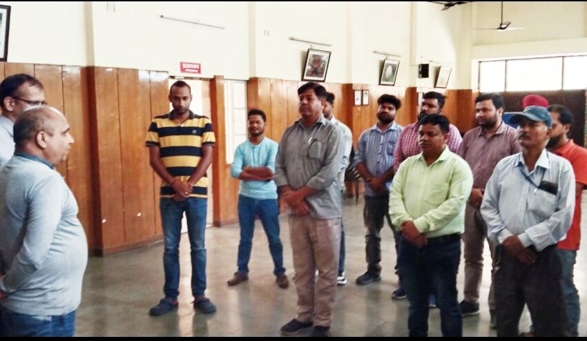  वरिष्ठ पत्रकार अरुण शर्मा के पिता का पार्थिव शरीर पंचतत्व में विलीन।