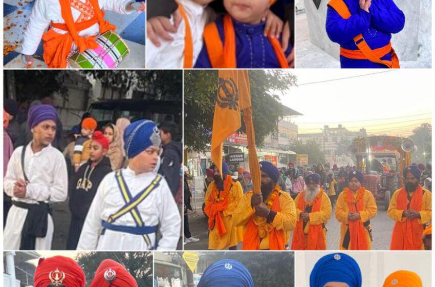  श्री गुरु गोबिंद सिंह साहिब जी के पावन प्रकाश गुरुपर्व के उपलक्ष में आज अमृत वेले नगर कीर्तन का आयोजन किया।