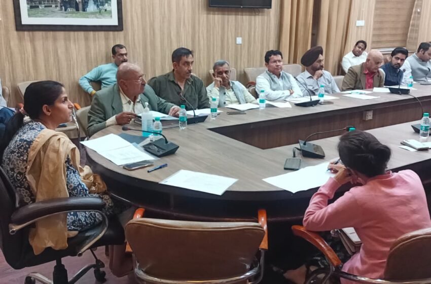  जिलाधिकारी श्रीमती सोनिका ने जिला उद्योग मित्र समिति की बैठक आयोजित की।