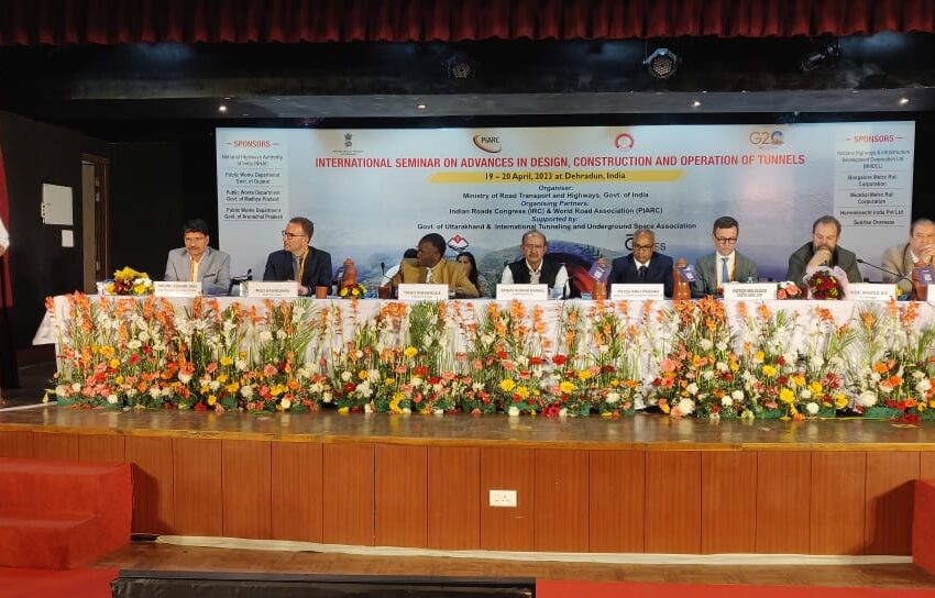 सुरंगों के डिज़ाइन, निर्माण एवं संचालन में नवीनतम विकास विषय पर दो दिवसीय अंतरराष्ट्रीय सेमिनार आज सम्पन्न हुआ