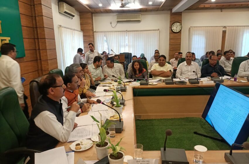  माननीय सांसद हरिद्वार रमेश पोखरियाल निंशक की अध्यक्षता में जिला विकास समन्वय और निगरानी समिति(दिशा) की बैठक आयेजित की गई।