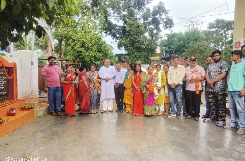  मेरी माटी मेरा देश अभियान के अन्तर्गत जनपद के 5 विकास खण्डों  में कार्यक्रम का अयोजन किया गया।