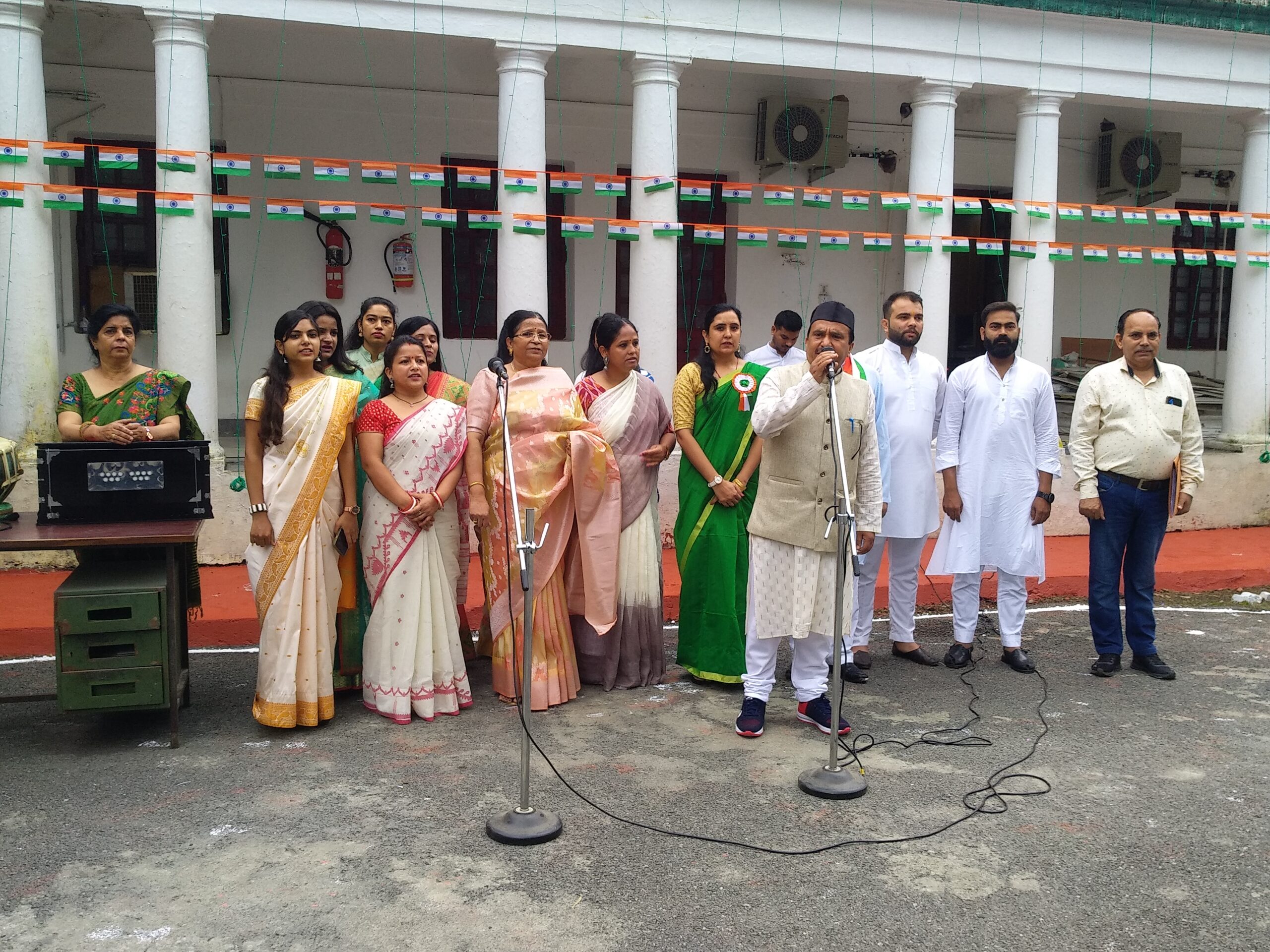  भारतीय सर्वेक्षण विभाग हाथीबड़कला में धूमधाम से मनाया 77 वां स्वतंत्रता दिवस समारोह।