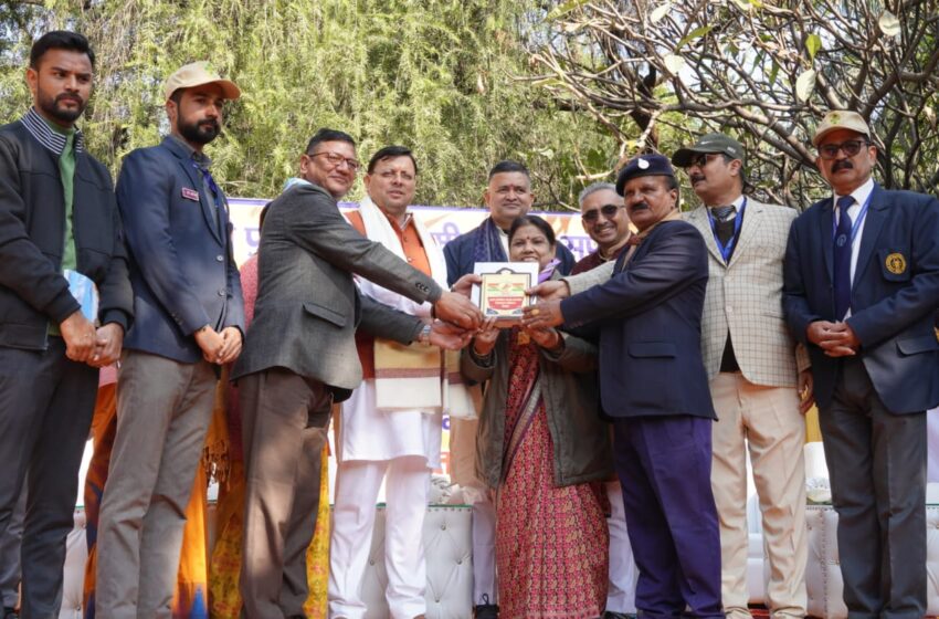  मुख्यमंत्री श्री पुष्कर सिंह धामी ने गांधी पार्क में ड्रग्स फ्री देवभूमि मिशन-2025 कार्यक्रम में प्रतिभाग किया।