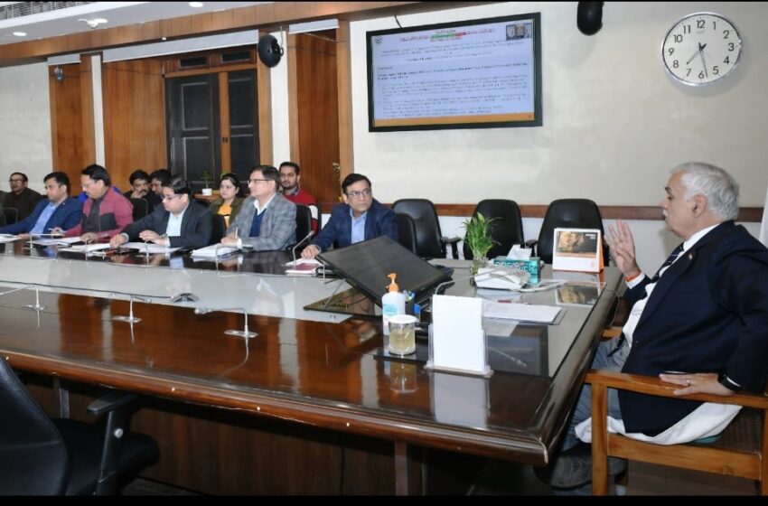  मुख्य सचिव दुर्गा शंकर मिश्र की अध्यक्षता में स्वच्छ भारत मिशन 1.0 एवं 2.0 (नगरीय) की पांचवी एसएचपीसी तथा अमृत 2.0 की 12वीं एसएचपीसी की बैठक संपन्न।