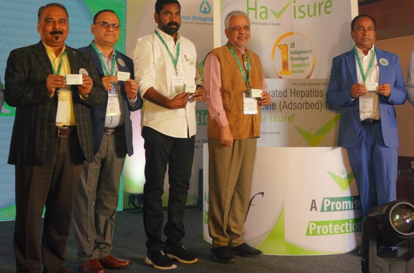 इंडियन इम्यूनोलॉजिकल्स लिमिटेड (आईआईएल) ने हेपेटाइटिस ए वैक्सीन ‘हेविश्योर®’ लॉन्च किया।