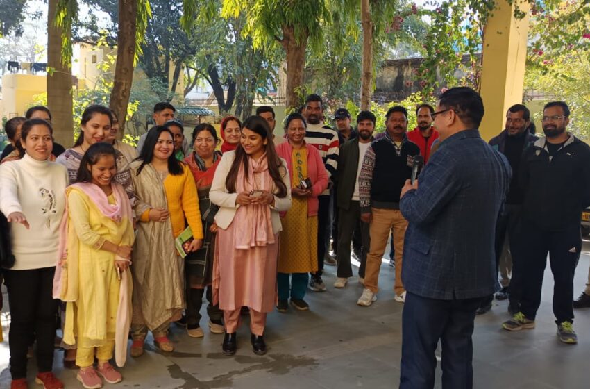  जिलाधिकारी/जिला निर्वाचन अधिकारी देहरादून ने लोकसभा चुनाव 2024 में 75 प्रतिशत मतदान सुनिश्चित किये जाने के दृष्टिगत मतदाता जागरूकता अभियान चलाया।