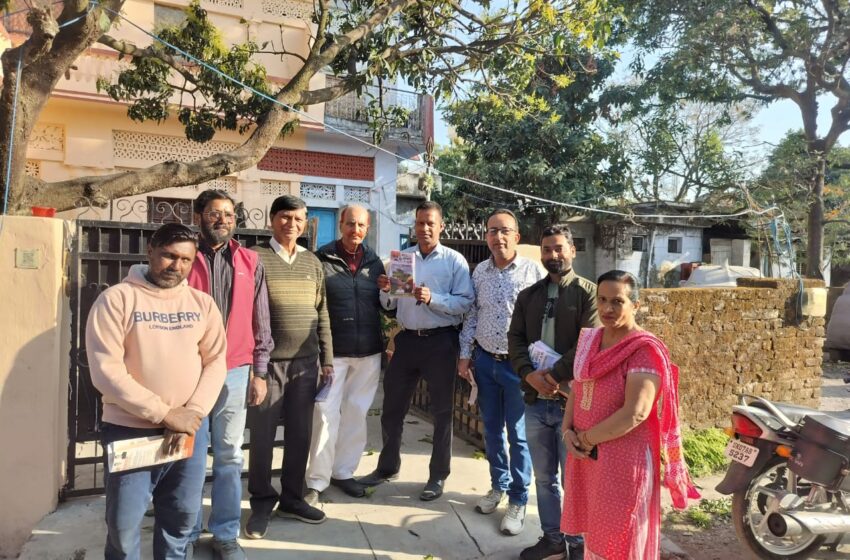  पूर्व मण्डल अध्यक्ष हरीश नारंग ने बताया की विकसित भारत के सकल्प को बीजेपी की सरकार ही पूरा कर सकती है।