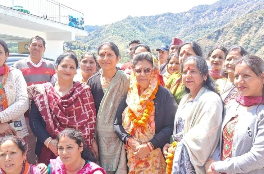  भारतीय जनता पार्टी की टिहरी लोकसभा से प्रत्याशी माला राज्य लक्ष्मी शाह जी लगातार क्षेत्र में भ्रमण कर रहीं है।