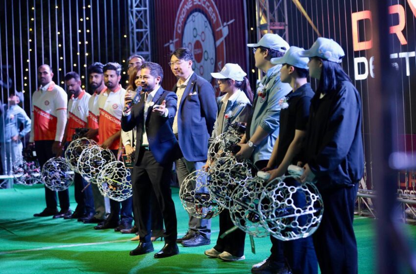  ड्रोन सॉकर ने भारत में अपनी आधिकारिक शुरुआत की।