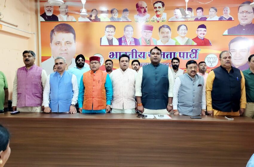  राजपुर रोड विधानसभा, अम्बेडकर नगर मंडल की संगठनात्मक बैठक में प्रतिभाग किया।