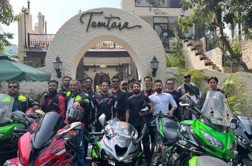  कावासाकी देहरादून एवं तमतारा कैफे ने बाइक रैली का आयोजन किया।
