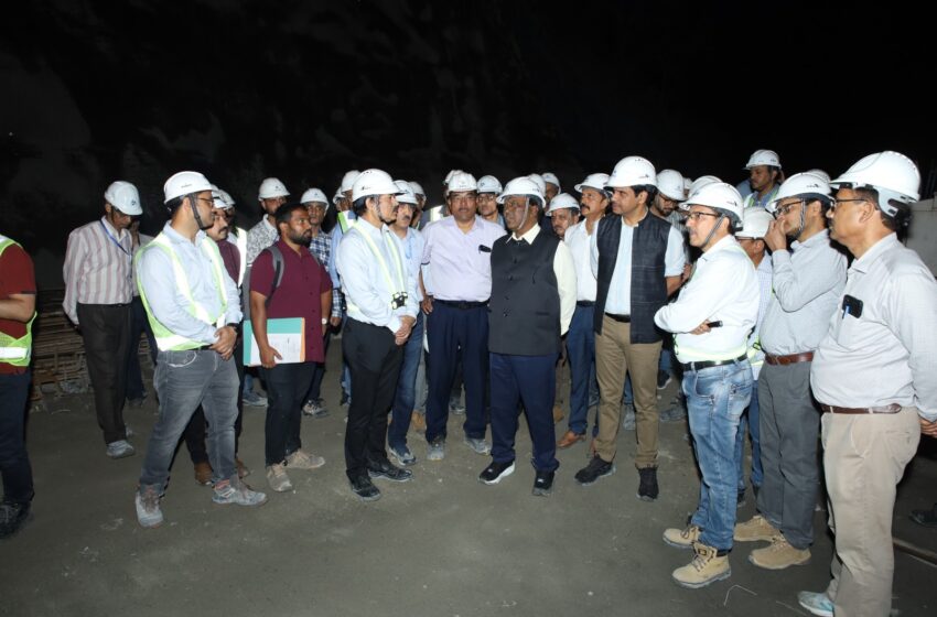  टीएचडीसी इंडिया लिमिटेड के अध्यक्ष एवं प्रबंध निदेशक श्री आर. के. विश्नोई ने टिहरी हाइड्रो परिसर का दो दिवसीय सघन निरीक्षण किया।
