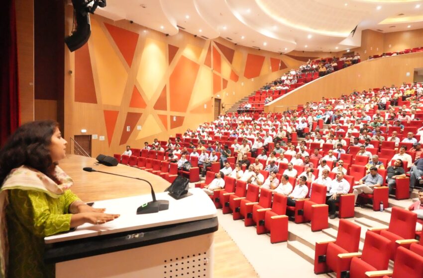  लोकसभा सामान्य निर्वाचन 2024 के मतगणना कार्यों को संपन्न कराने हेतु अधिकारियों एवं मतगणना कार्मिकों को प्रशिक्षण दिया गया।