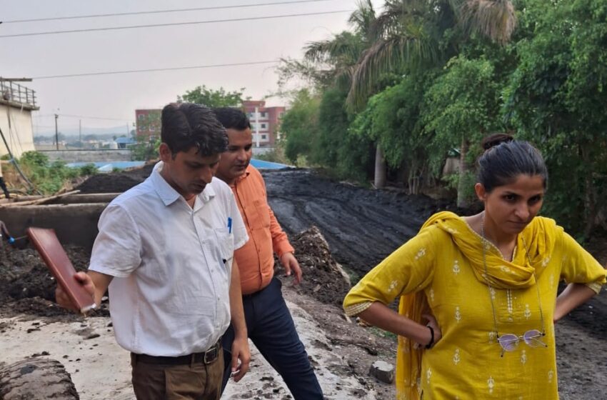  जिलाधिकारी श्रीमती सोनिका ने सहारनपुर चौक से भंडारी बाग तक चल रहे निर्माण कार्यों का स्थलीय निरीक्षण किया।