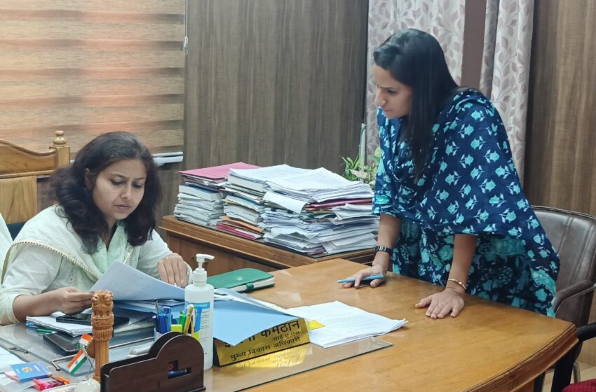  मुख्य विकास अधिकारी सुश्री झरना कमठान ने मा० मुख्यमंत्री उदीयमान खिलाड़ी उन्नयन योजना वर्ष 2024-25 के जनपद में क्रियान्वयन के सम्बन्ध  में सम्बन्धित विभागों के अधिकारियों के साथ बैठक की।