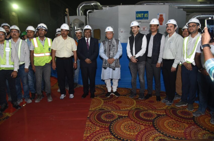  माननीय केंद्रीय विद्युत मंत्री श्री मनोहर लाल ने टिहरी पावर कॉम्प्लेक्स का दौरा किया।