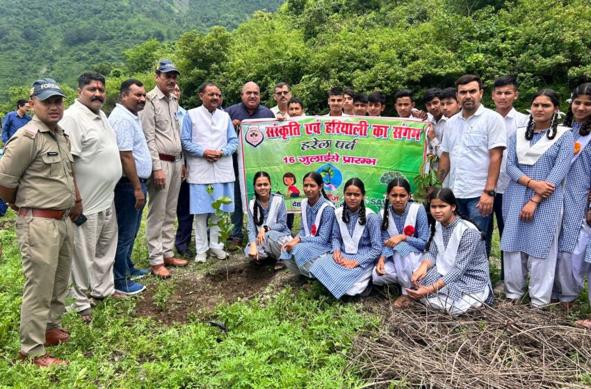  डोईवाला  विधायक बृजभूषण गैरोला ने हरेला पर  वृक्षारोपण किया।