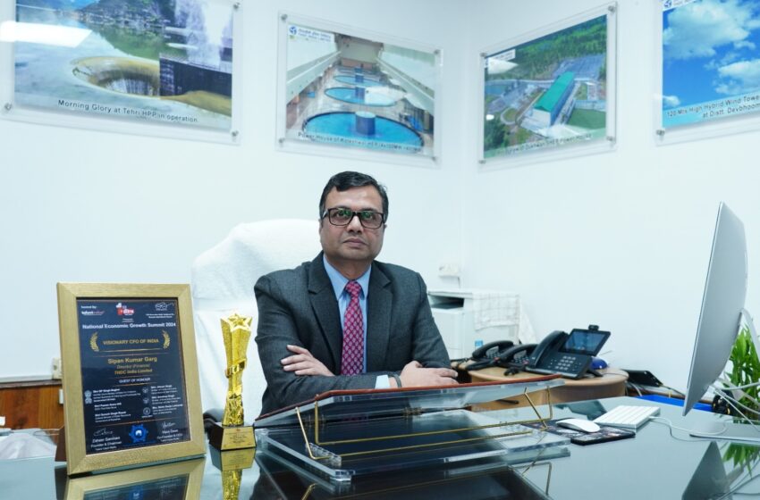  टीएचडीसी इंडिया लिमिटेड के निदेशक (वित्त) श्री सिपन कुमार गर्ग को ‘’भारत के विजनरी सीएफओ’’  पुरस्कार से सम्मानित किया गया।