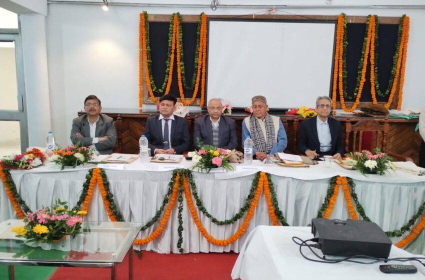  आपदा जोखिम न्यूनीकरण तैयारी और दीर्घकालिक पुनप्राप्ति को लेकर दो दिवसीय कार्यशाला का आयोजन किया जा रहा है।