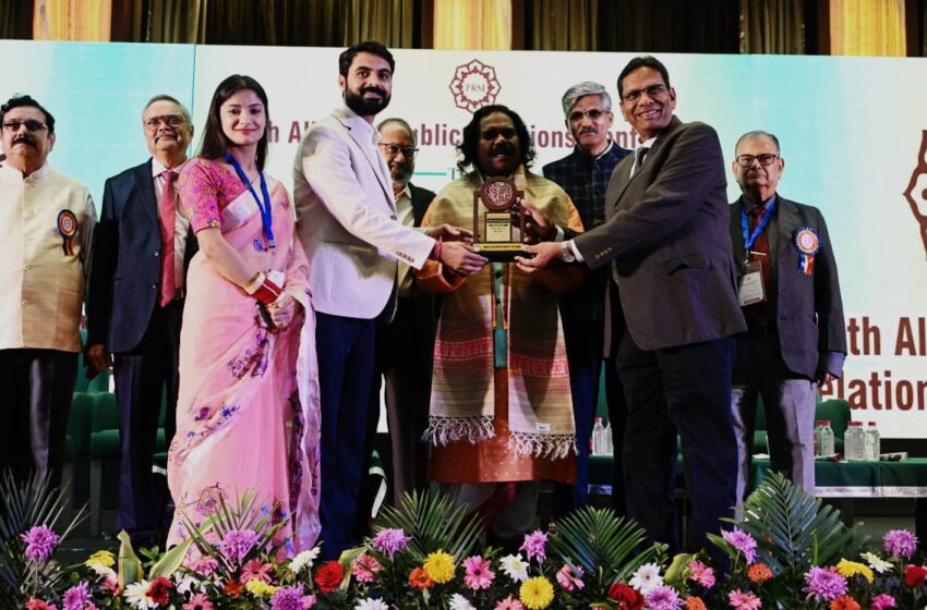  टीएचडीसी इंडिया लिमिटेड को जनसंपर्क के क्षेत्र में किए गए कार्यों के लिए प्रथम पुरस्कार से सम्मानित किया गया।