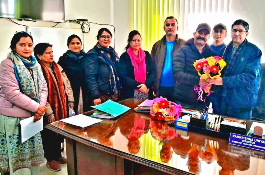  उत्तराखंड राज्य प्राथमिक शिक्षक संघ जनपद देहरादून के जिलाध्यक्ष धर्मेन्द्र सिंह रावत के नेतृत्व में  देहरादून में स्थायी जिला वित्त अधिकारी (FO) की नियुक्ति की मांग की।