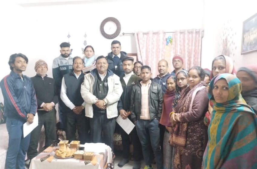  अखिल भारतीय अनुसूचित जाति युव जन समाज रजिस्टर्ड शाखा उत्तराखंड प्रदेश देहरादून की महानगर के कार्यकर्ताओं की बैठक संपन्न।