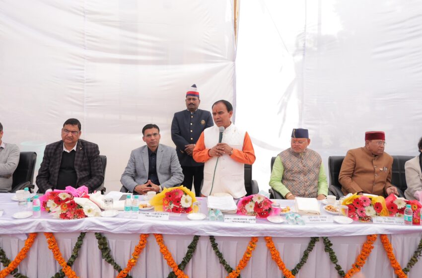  स्वास्थ्य मंत्री डॉ धन सिंह रावत ने आधुनिक टीकाकरण केन्द्र का लोकार्पण किया।