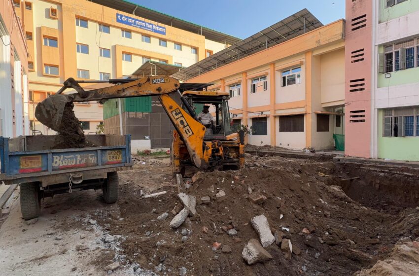  जिला चिकित्सालय कोरोनेशन में ब्लड बैंक, निर्माण कार्य प्रारम्भ।