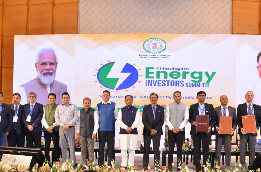  टीएचडीसी इंडिया लिमिटेड, छत्तीसगढ़ राज्य विद्युत उत्पादन कंपनी लिमिटेड और छत्तीसगढ़ सरकार के मध्य छत्तीसगढ़ में 1400 मेगावाट पंप्ड स्टोरेज परियोजना के लिए समझौता ज्ञापन पर हस्ताक्षर किए ।