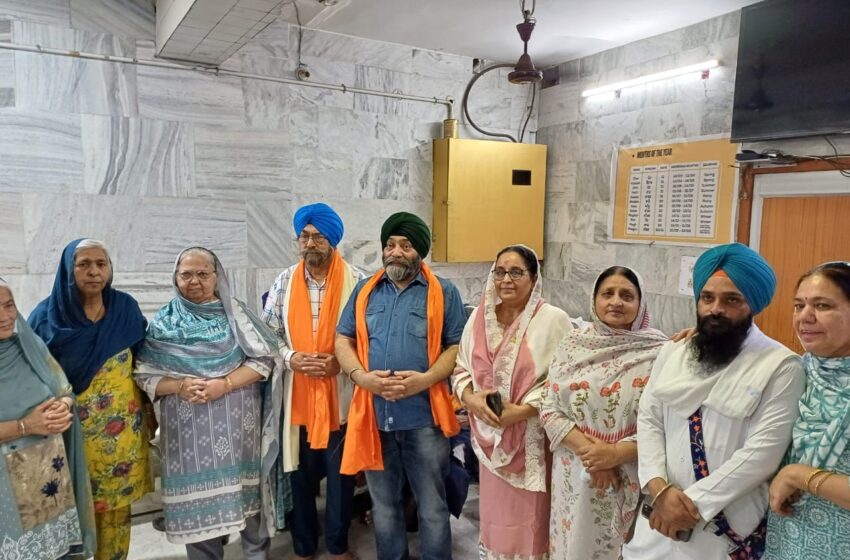 अमरजीत सिंह कुकरेजा  गुरुद्वारा गुरु नानक अमृत दरबार के प्रधान नियुक्त किए गए।