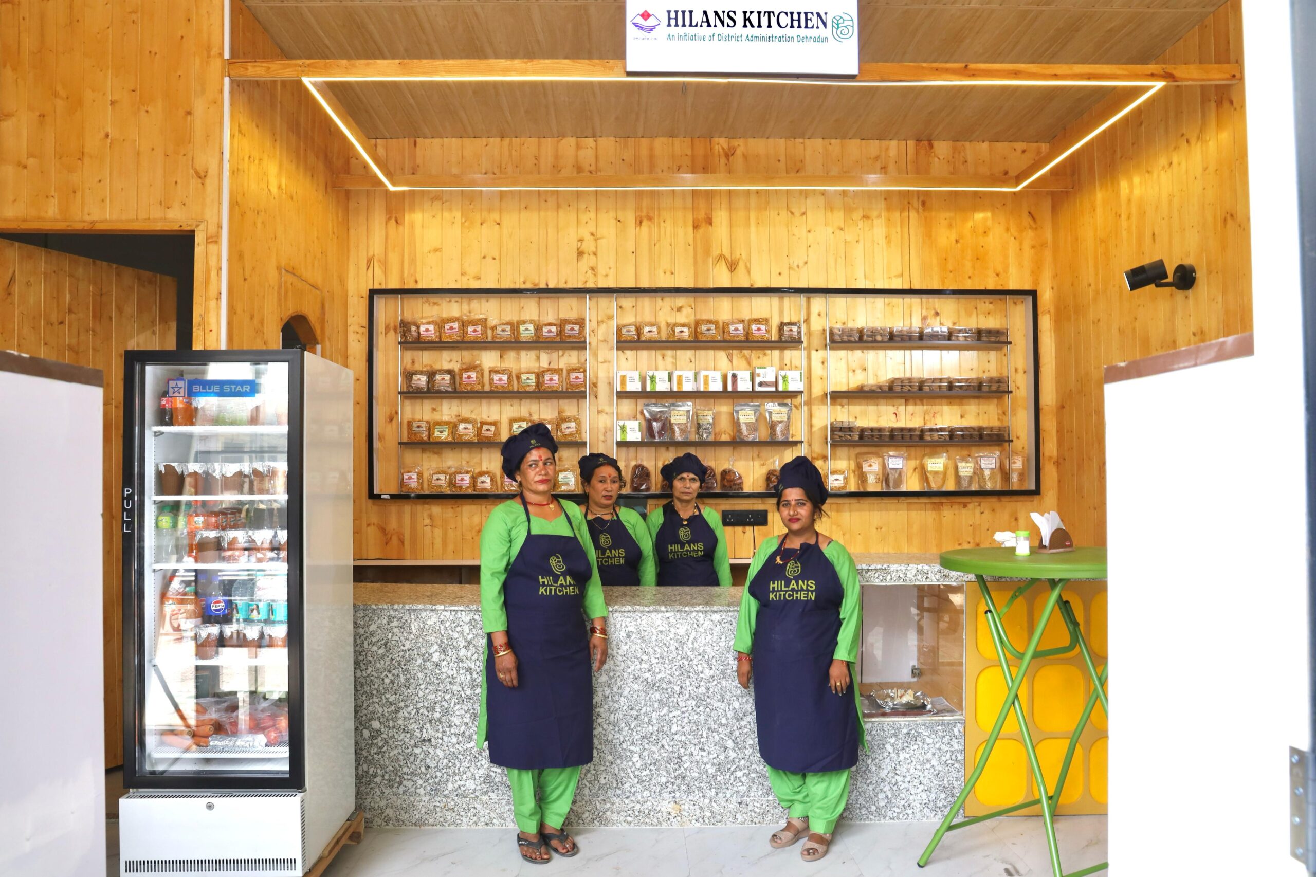 कलेक्टेट, कोरोनेशन, पर्यटन स्थल गुच्चुपानी में आुधनिक हिलांस आउटलेट तैयार; मा0 मुख्यमंत्री पुष्कर सिंह धामी जल्द करेंगे लोकार्पण।