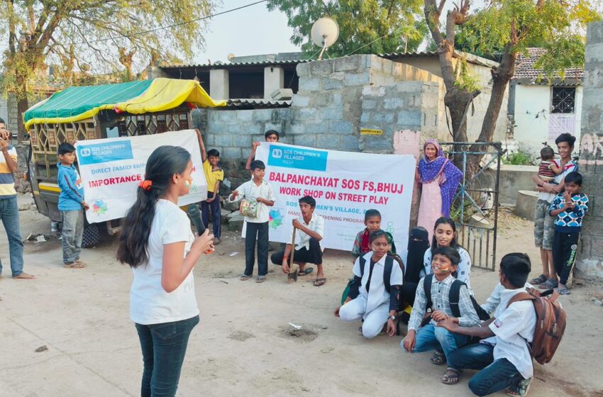  एसओएस चिल्ड्रन्स विलेजेज इंडिया के बच्चों ने नुक्कड़ नाटक के माध्यम से देशभर में समुदायों को किया जागरूक।