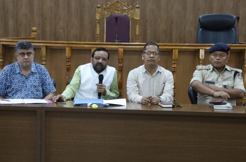  उत्तराखंड राज्य सफाई कर्मचारी आयोग के उपाध्यक्ष श्री श्री भगवत प्रसाद मकवाना ने विभागों की समीक्षा बैठक की।