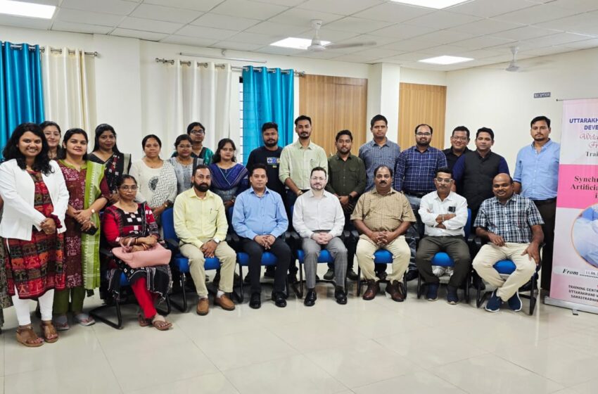  उत्तराखण्ड भेड़ एवं ऊन विकास बोर्ड द्वारा बकरियों में ओस्ट्रस सिंक्रनाइज़ेशन और कृत्रिम गर्भाधान विषय पर तीन दिवसीय प्रशिक्षण कार्यक्रम का आयोजन किया जा रहा है।