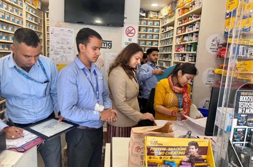  सचिव जिला विधिक सेवा प्राधिकरण, देहरादून श्रीमती सीमा डुंगराकोटी द्वारा “safe drugs: safe life campaign के तहत ड्रग विभाग के साथ जनपद देहरादून में  विभिन्न मेडिकल स्टोरों का संयुक्त निरीक्षण किया गया।