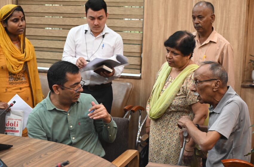  मा0 मुख्यमंत्री के जन सेवा संकल्प, सुशासन को सार्थक करता जिला प्रशासन।